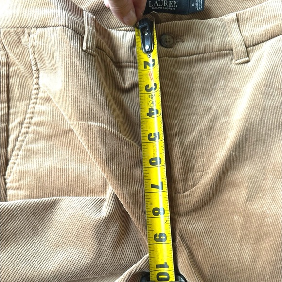 Lauren Ralph Lauren Tan Corduroy Pant size 4 - Picture 4 of 6